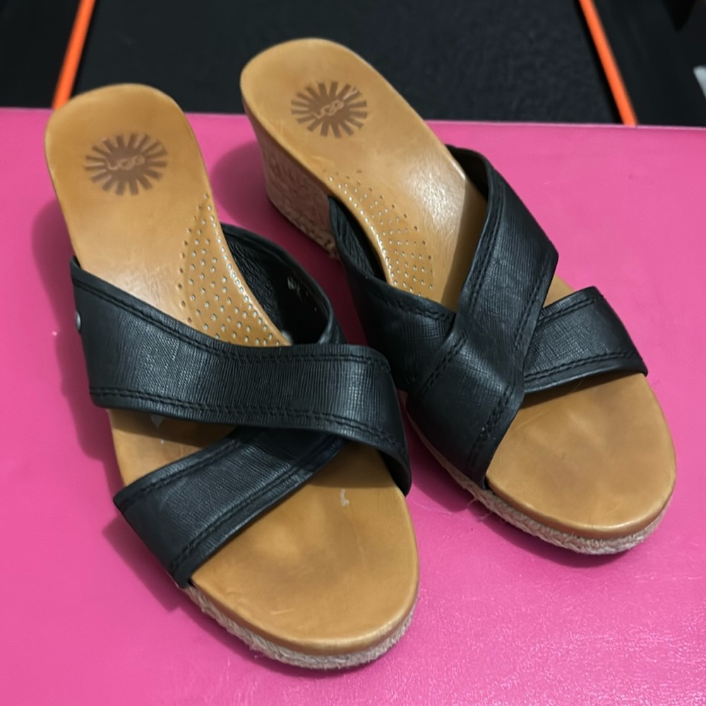 Ugg Wedge Sandals Size 6.5